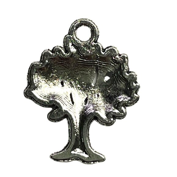 Tree of Life Pendant Silver Tone Charm Bracelet Necklace B Jewelry Craft Dangle - Picture 2 of 2